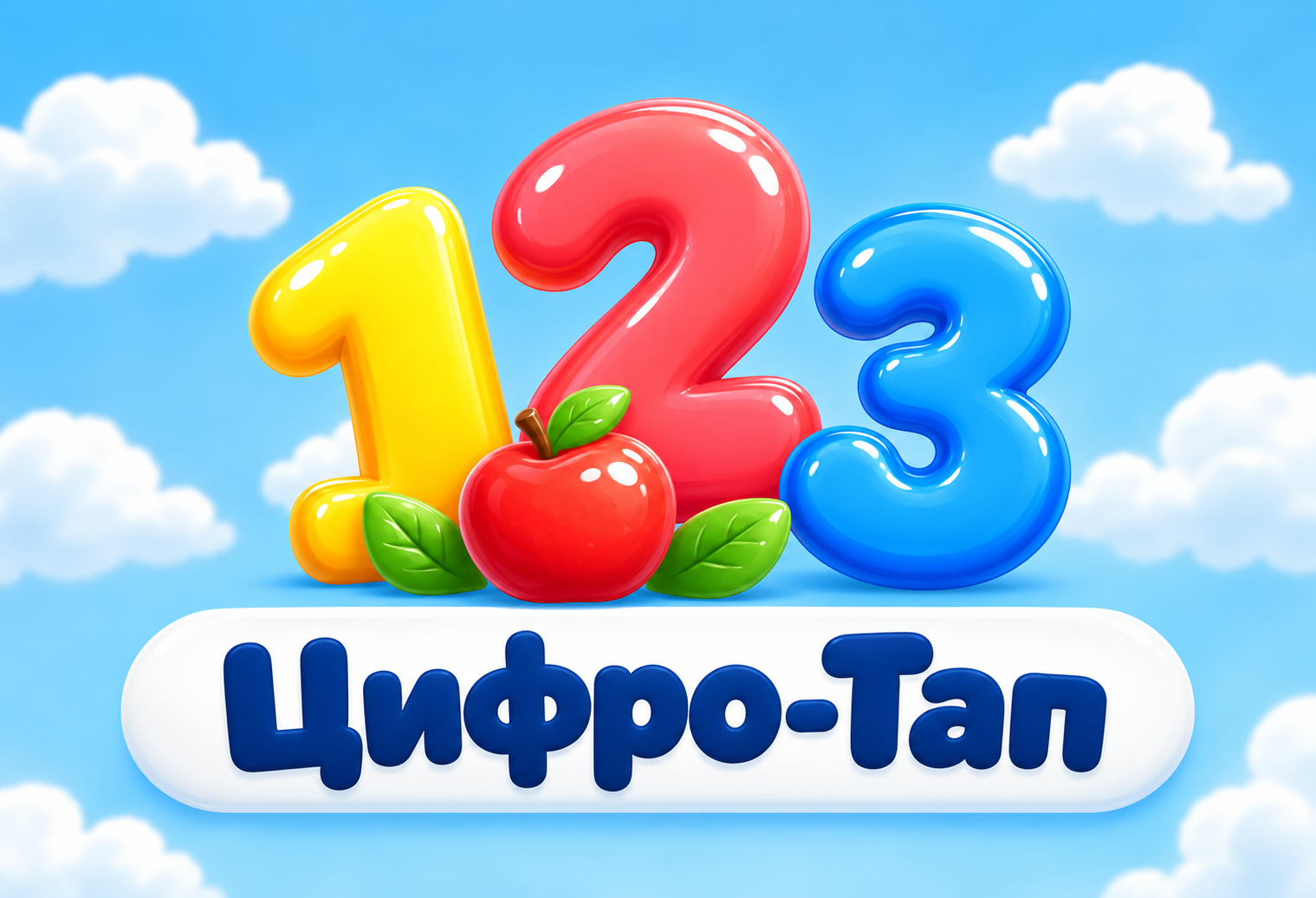 Цифро-Тап — яркие цифры и игрушки